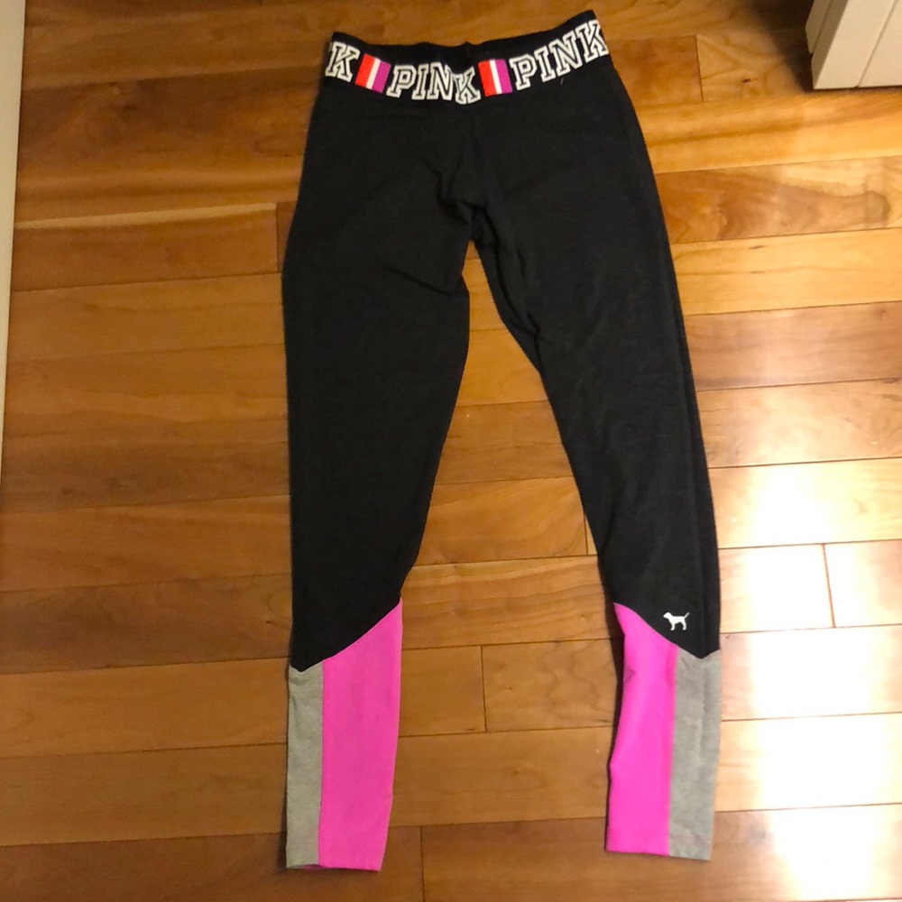 PINK multi colored leggings